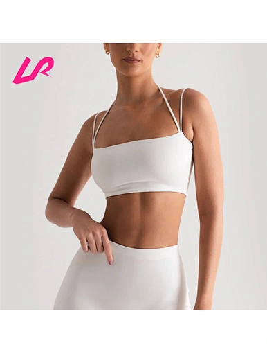 Cover up in style with our double straps sports bra. Designed for comfort and support, it's a must-have for any workout wardrobe. Shop now and stay ahead of the trend.